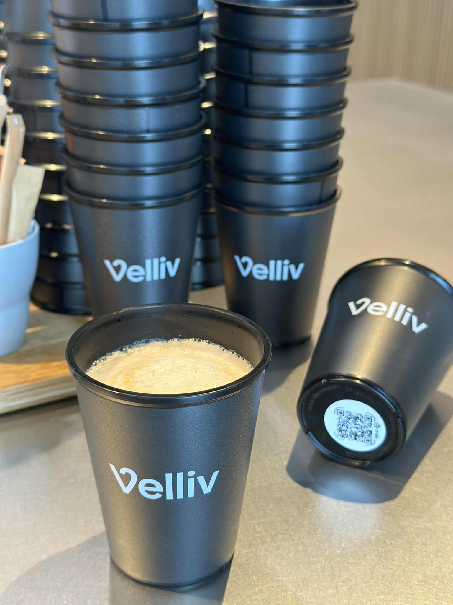 cirqle solution live at velliv pensionfund with reuse cups